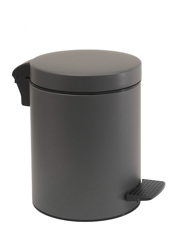Pam & Co Inox Банята на Кошче Софт Клоуз 8лт Anthracite