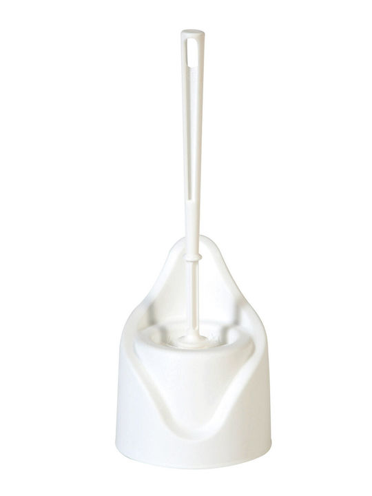 Viomes Plastic Toilet Brush White