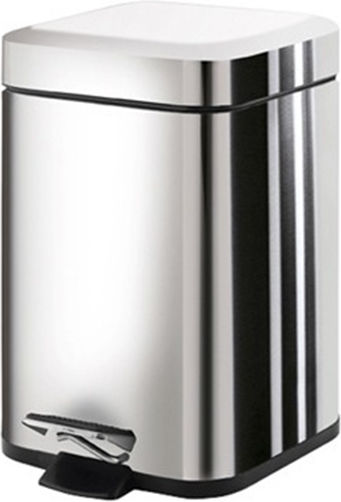 Gedy 2309-13 Metallisch Badezimmer Mülleimer 5Es Silber