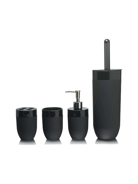 Sealskin Bloom 361770519 Plastic Coș de gunoi pentru baie Negru