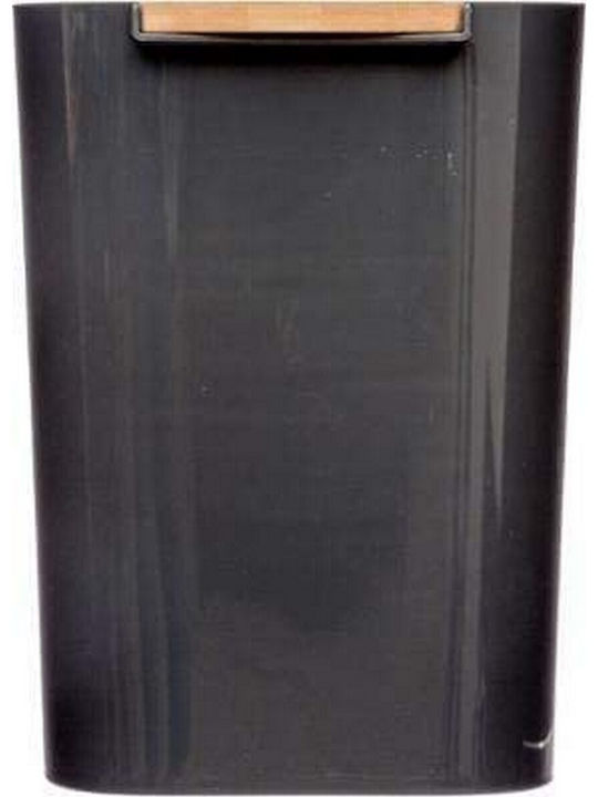 Atmosphera Plastic Bathroom Bin 5L Black
