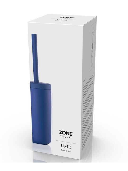 Zone Denmark Ume Kunststoff Badezimmer Toilettenbürste Blau