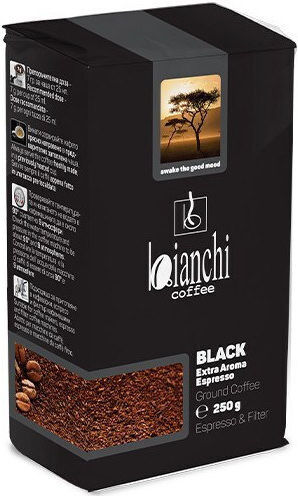 Bianchi Coffee Espresso Kaffee Black Gemahlen 250gr
