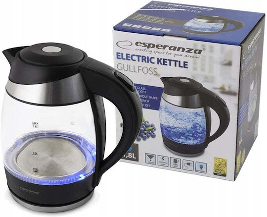 Esperanza Електрическа Кана 1.8л 2200W Черна