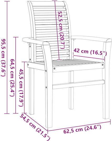 Garten- und Outdoor-Möbelsets Typsatz Speisesaal 7 Stück Braune