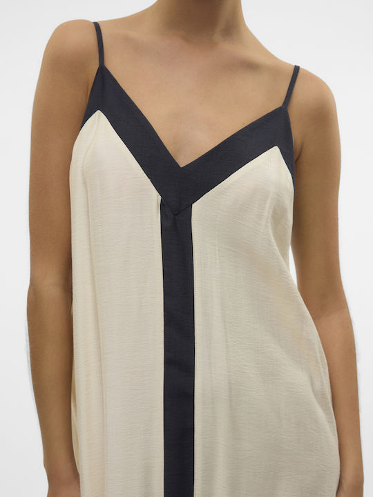 Summer Maxi Evening Open Back Ecru Dress