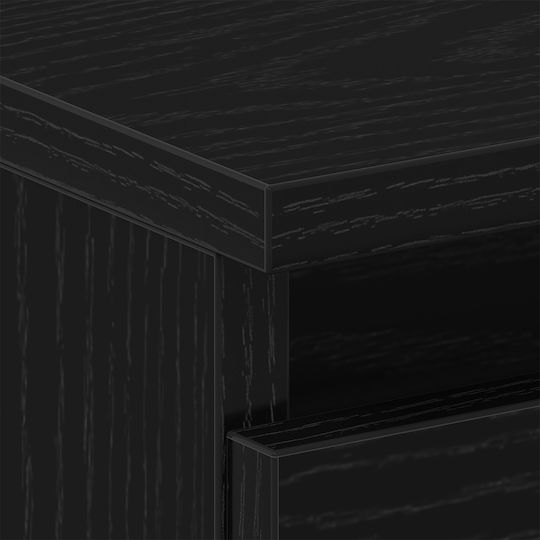 Комод Дървен Black oak 40x35x69см