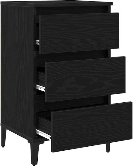 Комод Дървен Black oak 40x35x69см