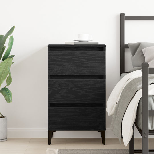 Комод Дървен Black oak 40x35x69см