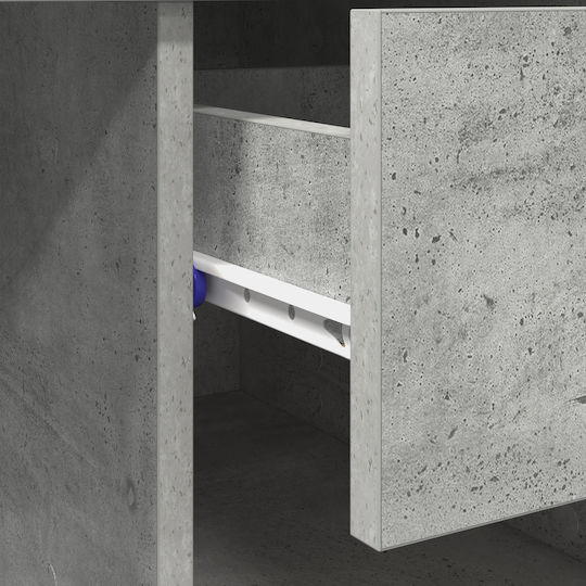Schreibtisch Holz Grey Concrete 90x49.5x75cm