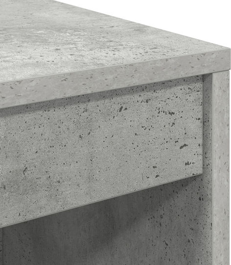 Computer Büro Holz Grey Concrete 70x40x76cm