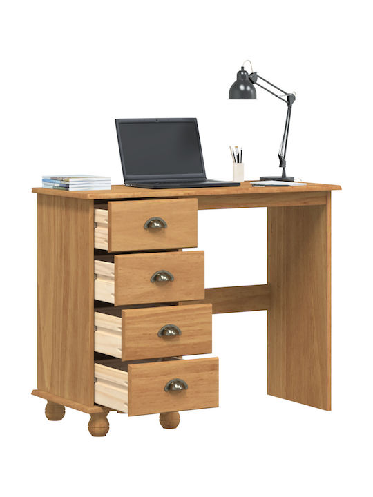 Schreibtisch aus Massivholz Pine 95x40x75cm