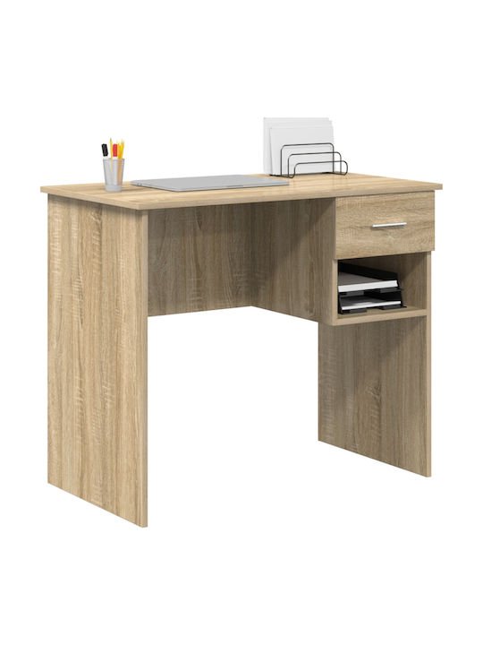Schreibtisch aus Massivholz Sonoma Oak 90x49.5x75cm