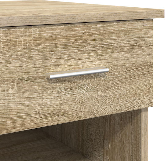 Γραφείο από Μασίφ Ξύλο Δρυός Sonoma 90x49.5x75εκ.