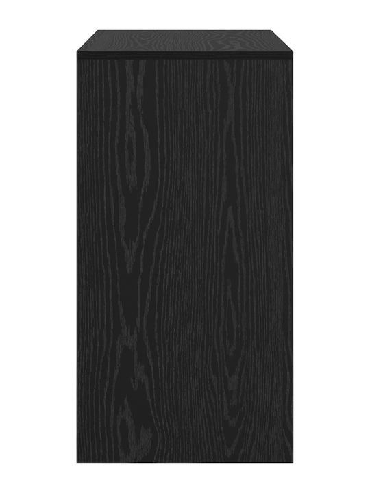 Desk Wooden Black Oak 80x40x76cm