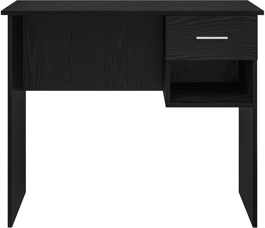 Γραφείο Ξύλινο Μαύρης Δρυς 90x49.5x75εκ.