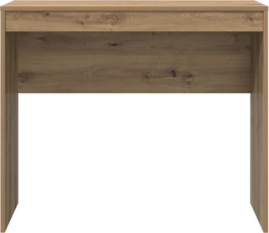 Desk Wooden Oak 90x40x76cm