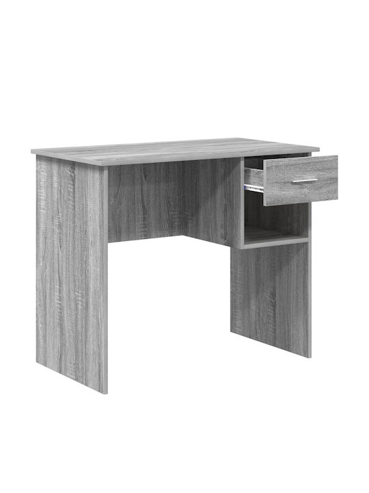 Γραφείο Ξύλινο Γκρι Sonoma 90x49.5x75εκ.