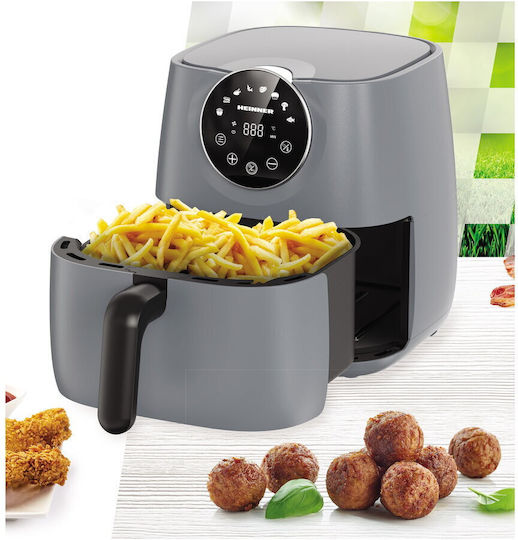 Heinner Air Fryer 5.7lt Γκρι HAF-B6GREY1700