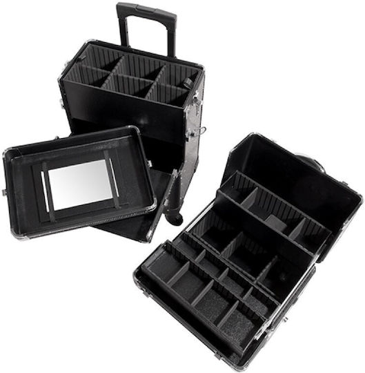 Foxy Cosmetic Case Wheeled Black H77xW36xD25cm