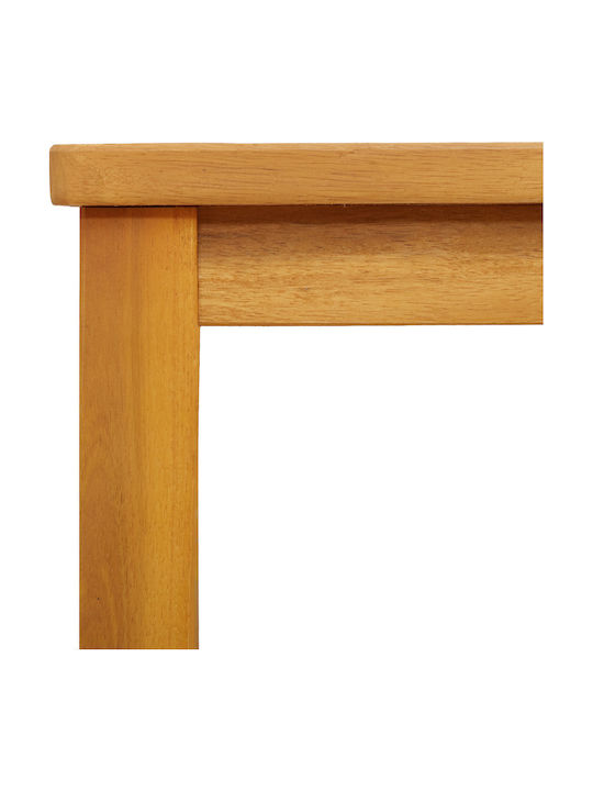 Sitting Room Table for Small Outdoor Spaces Made of Acacia Acacia 35x35x34cm