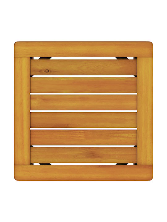Sitting Room Table for Small Outdoor Spaces Made of Acacia Acacia 35x35x34cm