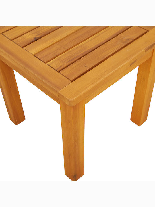 Sitting Room Table for Small Outdoor Spaces Made of Acacia Acacia 35x35x34cm