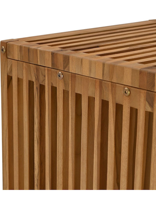 Sitting Room Table for Small Outdoor Spaces from Teak Brown 45x42.5x45cm