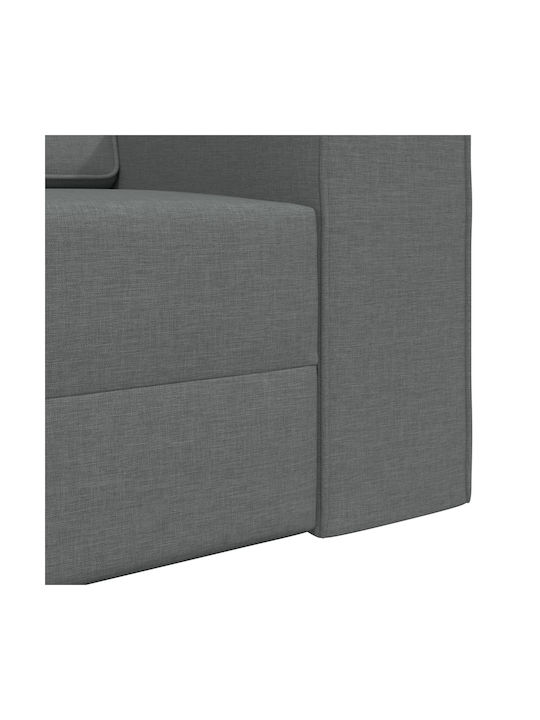 Canapea Cu Trei Locuri Pat Gri Închis 245x78x77cm