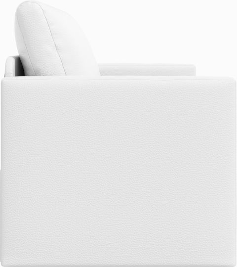 Corner Couch Bed White 124x71x78 cm