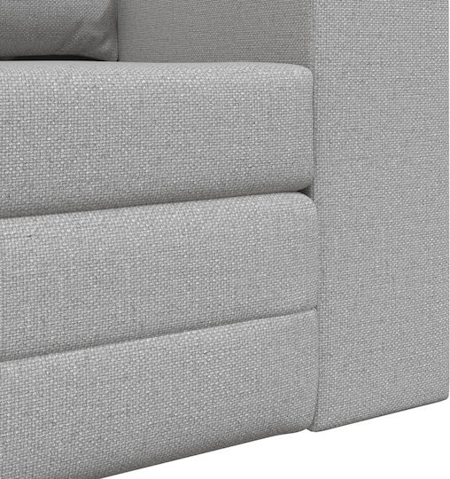 Corner Couch Bed Cloud Grey 148x71x83 cm