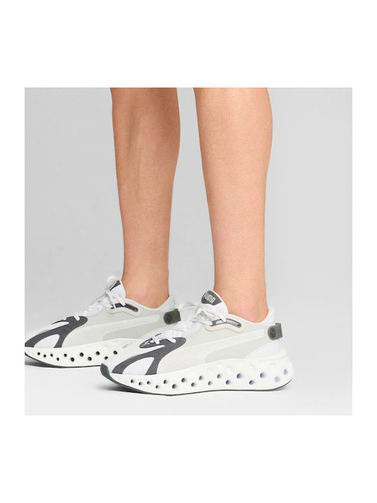 Softride Frequence Sport Shoes Running White - Feather Gray