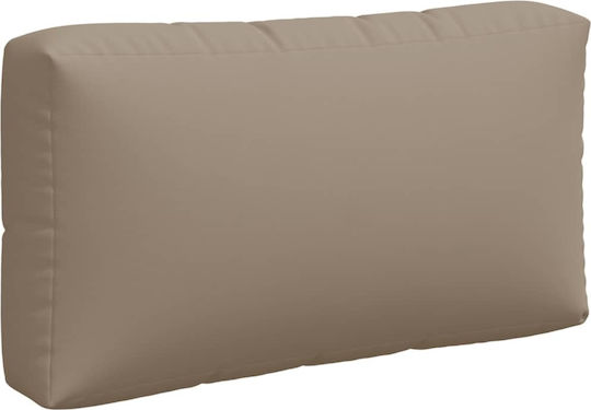 vidaxl Pallet Cushions 3 Pieces Taupe Fabric