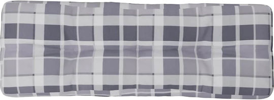 vidaXL Gartenstuhlkissen Für Paletten Sitzbank Grau 40x120cm