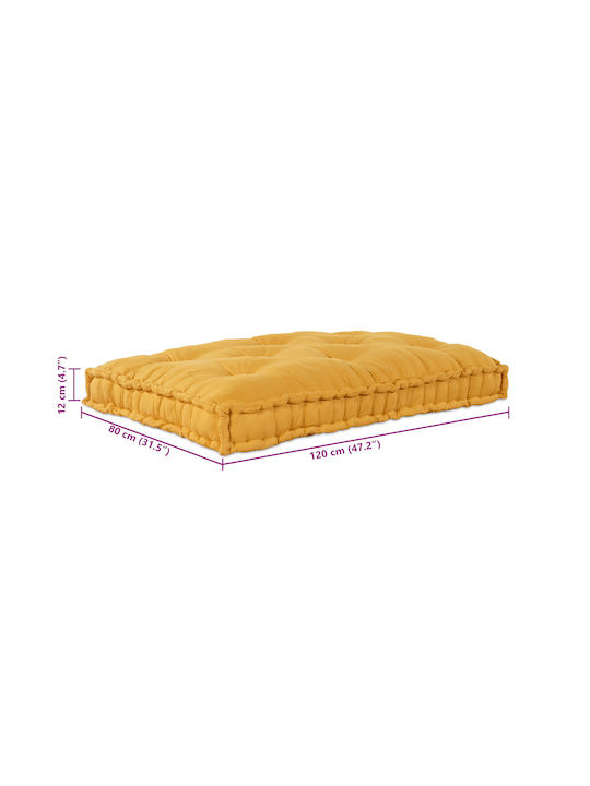 vidaXL Garden Sofa Cushion Black 80x120cm. 4019094