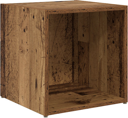 Bibliothek Altes Holz Braun 37x35x37cm