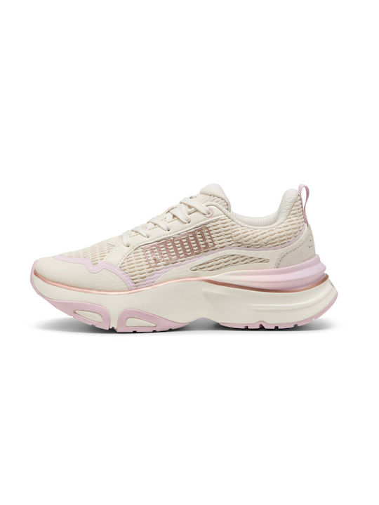 Divine Metal Sport Shoes Running Beige