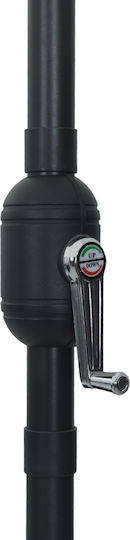Garten- und Terrassen-Sonnenschirm Rundschreiben Aluminium Ecru F3.95xY2.49m
