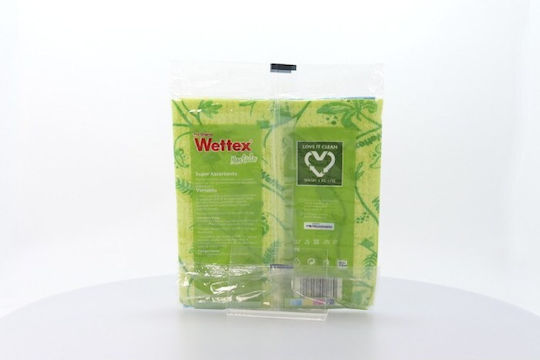 Wettex No 1 Morbido Sponge Cloths General Use Yellow 18x20cm 3pcs