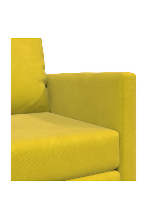 Schlafsessel Samt Dark Yellow 74x77x81cm