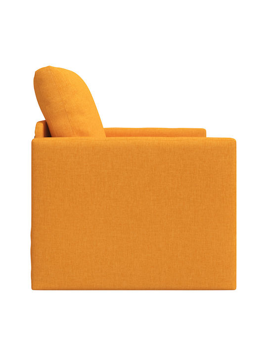 Armchair Bed Dark Yellow 74x77x81cm