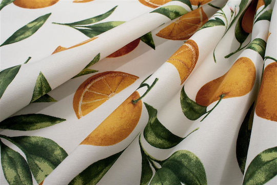 Dimcol Oranges 474 Αλέκιαστο White-orange 180x300εκ. Dimcol Oranges 474 Αλέκιαστο White-orange 180x300εκ.