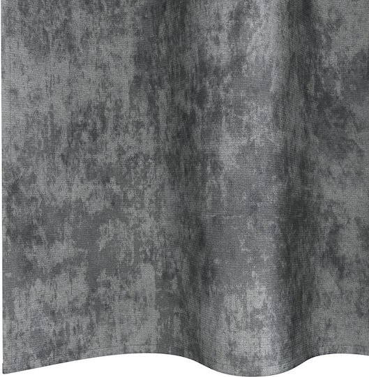 vidaXL Set Perdele Pentru Fereastră Cu Capse Gri 140x245cm