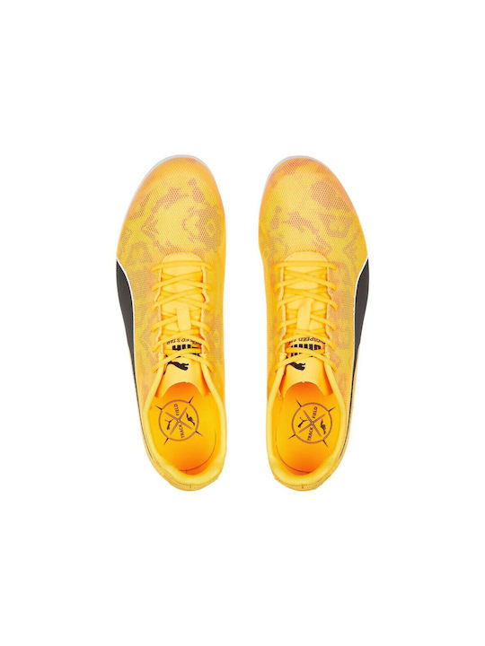 Evospeed Distance 11 Sport Shoes Spikes Yellow