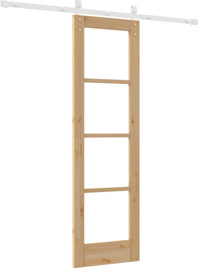 Vidaxl Schiebetür Set Materialien Orkdal Massivholz & Glas
