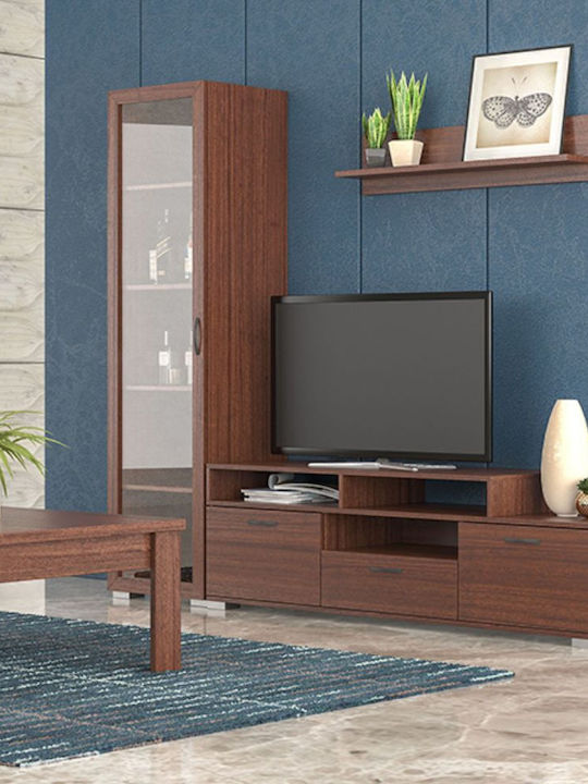 Unitate TV pentru sufragerie No 29 Cerneală cu vitrină L195xA45xÎ180buc