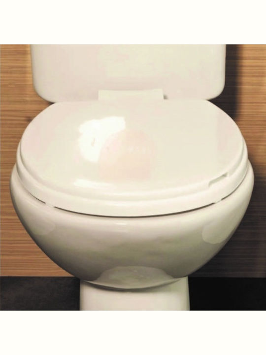 Viomes 204 Toilettenbrille Kunststoff 45x34cm Weiß
