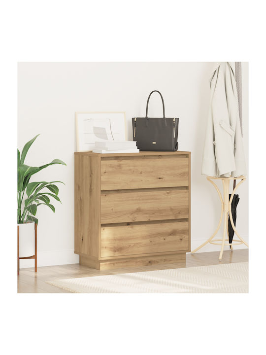 Συρταριέρα Креватокамарас Дървена Walnut 71x34.5x75бр