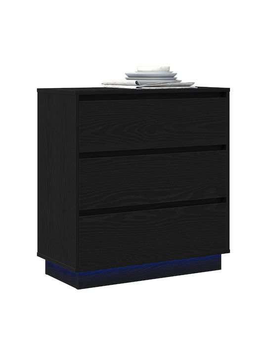 Συρταριέρα Креватокамарас Дървена Black Oak 71x34.5x75бр