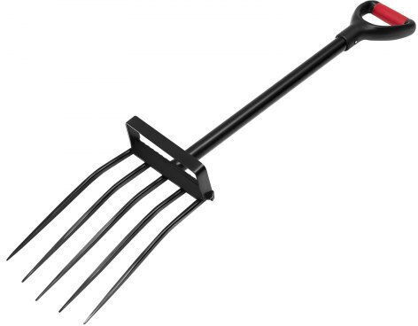 Vevor Vevor Garden Pitchfork with Handle 5 Teeth